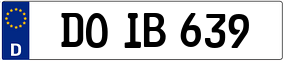 Truck License Plate